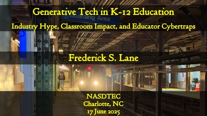 Generative Tech in K–12 Education